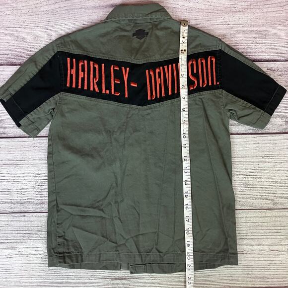Harley Davidson Motorcycles Button Up Shop Shirt - Picture 7 of 8